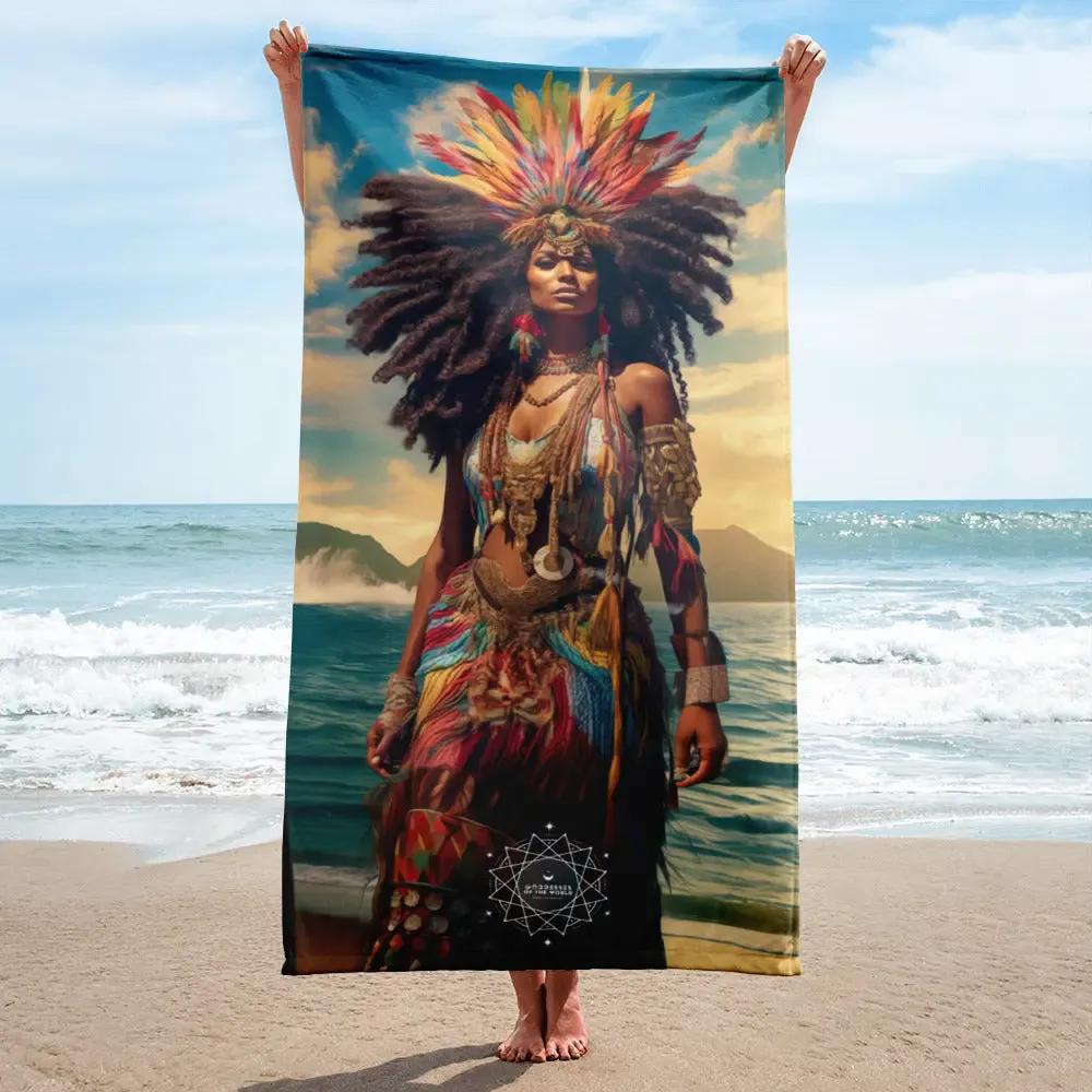 Lemanja Goddess Lightweight Beach Towel – About my Brain Institute