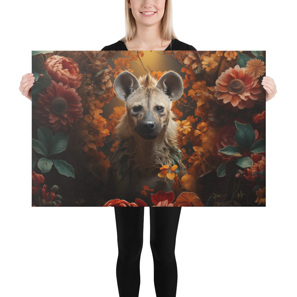 Hyena Spirit Animal Canvas – About my Brain Institute