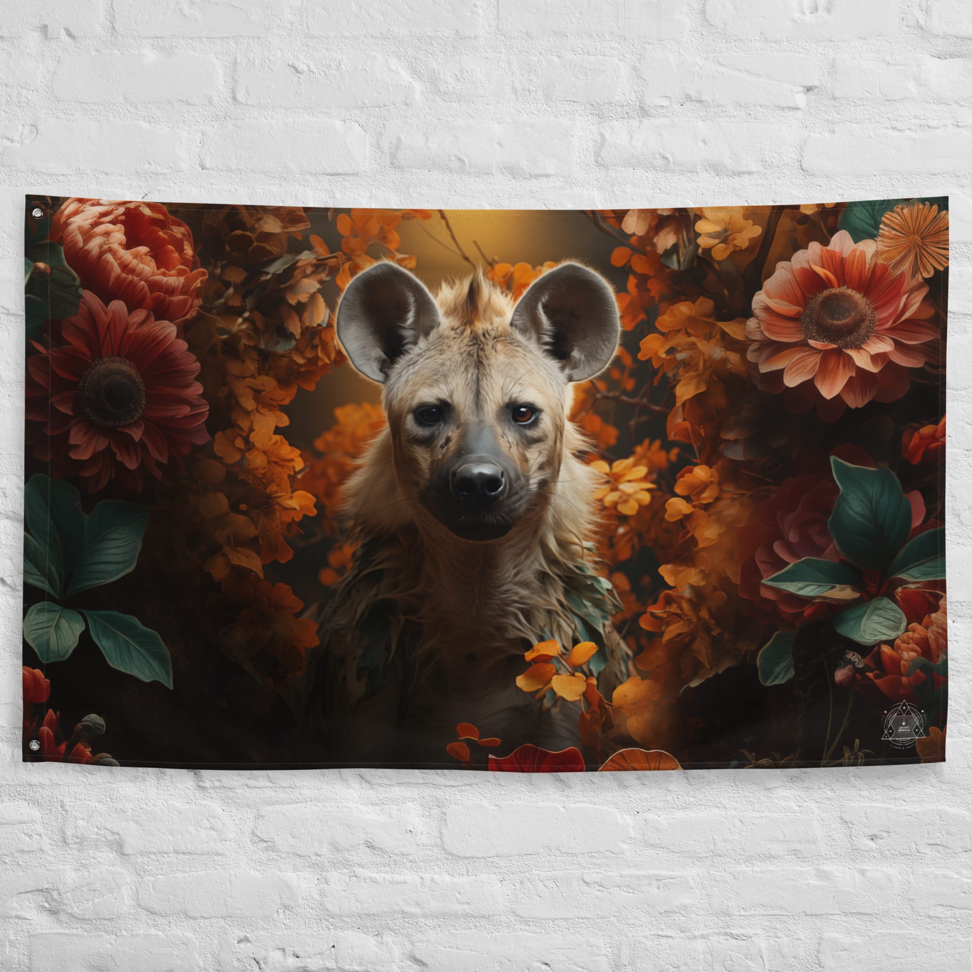 Hyena Spirit Animal Flag Wall Art – About my Brain Institute