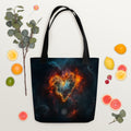 About my Brain Institute Bags Heart Nebula Dreams Tote bag