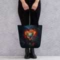 About my Brain Institute Bags Heart Nebula Dreams Tote bag