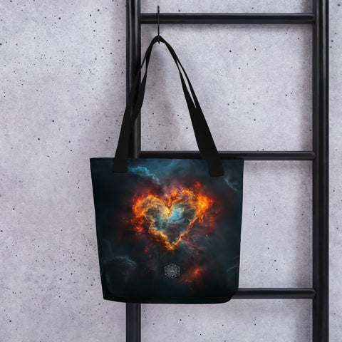About my Brain Institute Bags Heart Nebula Dreams Tote bag