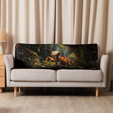 About my Brain Institute Blankets 37″×57″ Ant Spirit Animal Sherpa Blanket