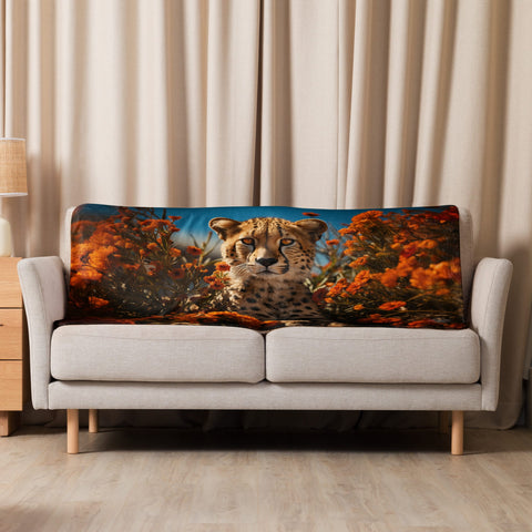 About my Brain Institute Blankets 37″×57″ Cheetah Spirit Animal Sherpa Blanket