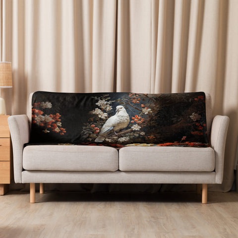 About my Brain Institute Blankets 37″×57″ Dove Spirit Animal Sherpa Blanket