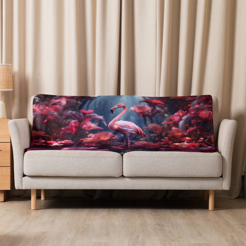 About my Brain Institute Blankets 37″×57″ Flamingo Spirit Animal Sherpa Blanket