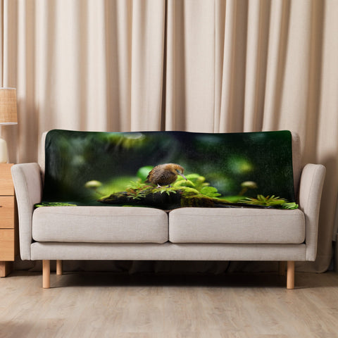 About my Brain Institute Blankets 37″×57″ Kiwi Bird Spirit Animal Sherpa Blanket
