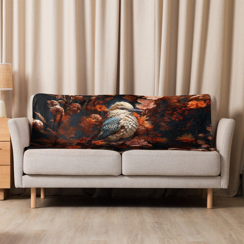 About my Brain Institute Blankets 37″×57″ Kookaburra Spirit Animal Sherpa Blanket