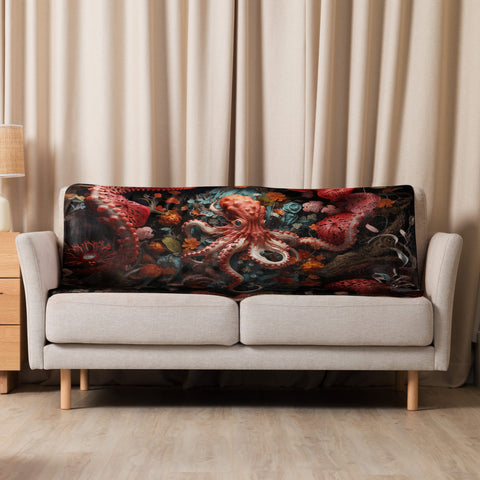 About my Brain Institute Blankets 37″×57″ Octopus Spirit Animal Sherpa Blanket