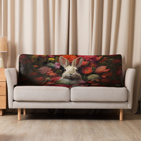 About my Brain Institute Blankets 37″×57″ Rabbit Spirit Animal Sherpa Blanket