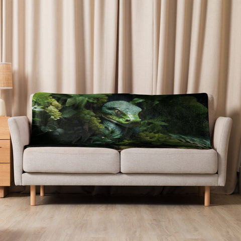 About my Brain Institute Blankets 37″×57″ Snake Spirit Animal Sherpa Blanket
