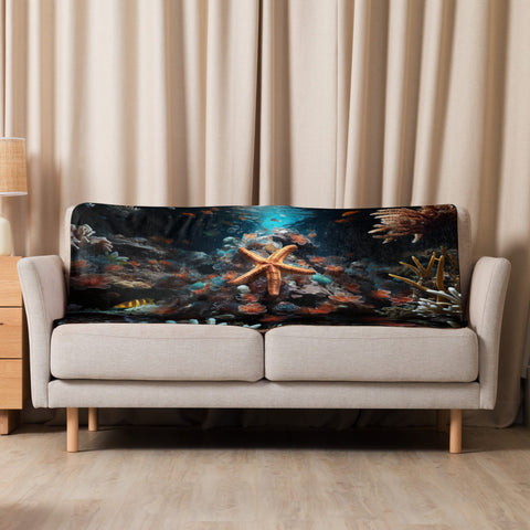 About my Brain Institute Blankets 37″×57″ Starfish Spirit Animal Sherpa Blanket