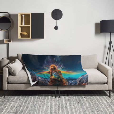 About my Brain Institute Blankets 50″×60″ Arnarquagssaq Goddess Throw Blanket