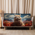 About my Brain Institute Blankets 50″×60″ Llama Spirit Animal Sherpa Blanket