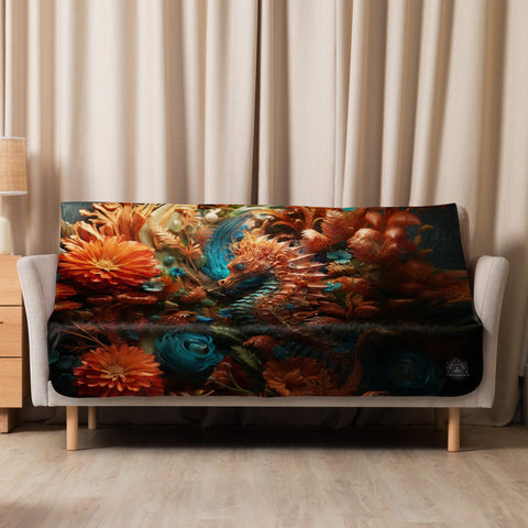 About my Brain Institute Blankets 50″×60″ Seahorse Spirit Animal Sherpa blanket