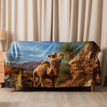 About my Brain Institute Blankets 60″×80″ Camel Spirit Animal Sherpa Blanket