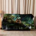 About my Brain Institute Blankets 60″×80″ Frog Spirit Animal Sherpa Blanket