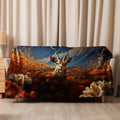 About my Brain Institute Blankets 60″×80″ Gazelle Spirit Animal Sherpa Blanket