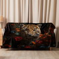 About my Brain Institute Blankets 60″×80″ Jaguar Spirit Animal Sherpa Blanket