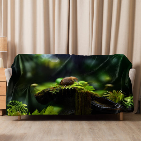 About my Brain Institute Blankets 60″×80″ Kiwi Bird Spirit Animal Sherpa Blanket