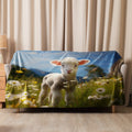 About my Brain Institute Blankets 60″×80″ Lamb Spirit Animal Sherpa Blanket