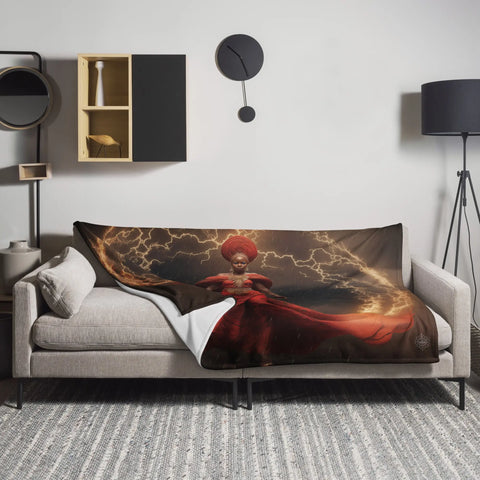 About my Brain Institute Blankets 60″×80″ Oya Goddess Throw Blanket