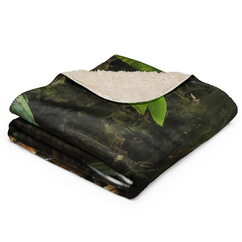 About my Brain Institute Blankets Alligator Spirit Animal Sherpa Blanket