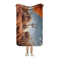 About my Brain Institute Blankets Arabian Oryx Spirit Animal Sherpa Blanket