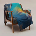 About my Brain Institute Blankets Arnarquagssaq Goddess Throw Blanket