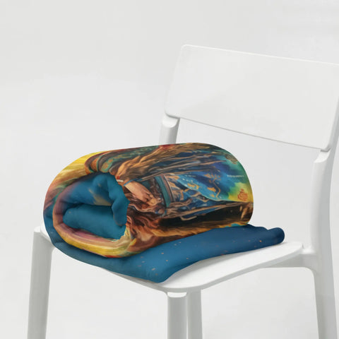 About my Brain Institute Blankets Arnarquagssaq Goddess Throw Blanket