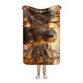 About my Brain Institute Blankets Beaver Spirit Animal Sherpa Blanket
