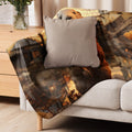About my Brain Institute Blankets Beaver Spirit Animal Sherpa Blanket