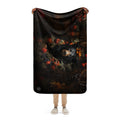 About my Brain Institute Blankets Black Bear Spirit Animal Sherpa Blanket