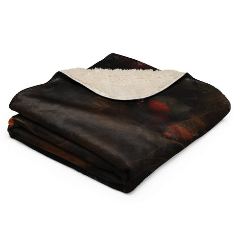 About my Brain Institute Blankets Black Bear Spirit Animal Sherpa Blanket