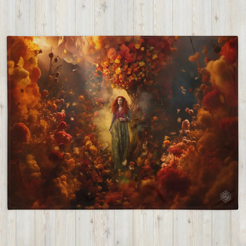 About my Brain Institute Blankets Brigid Goddess Throw Blanket