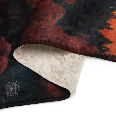 About my Brain Institute Blankets Buffalo Spirit Animal Sherpa Blanket