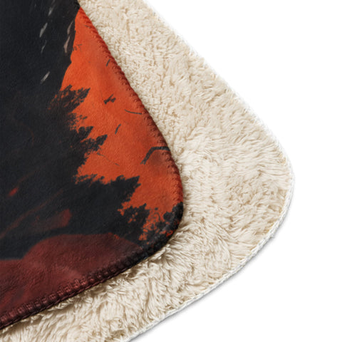 About my Brain Institute Blankets Buffalo Spirit Animal Sherpa Blanket