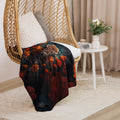 About my Brain Institute Blankets Buffalo Spirit Animal Sherpa Blanket