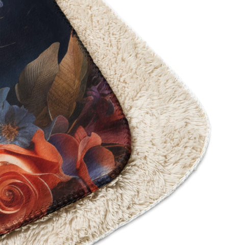 About my Brain Institute Blankets Butterfly Spirit Animal Sherpa Blanket
