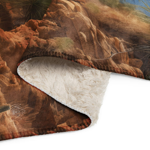 About my Brain Institute Blankets Camel Spirit Animal Sherpa Blanket