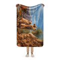 About my Brain Institute Blankets Camel Spirit Animal Sherpa Blanket