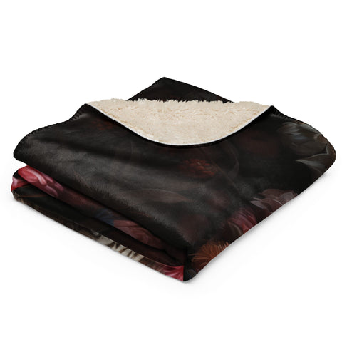 About my Brain Institute Blankets Cat Spirit Animal Sherpa Blanket