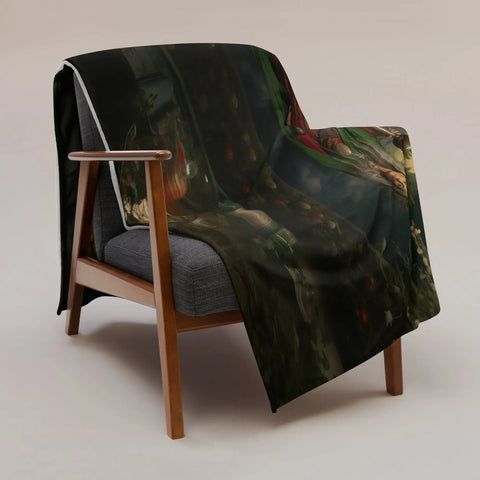 About my Brain Institute Blankets Cerridwen Goddess Throw Blanket