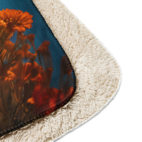 About my Brain Institute Blankets Cheetah Spirit Animal Sherpa Blanket