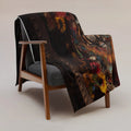 About my Brain Institute Blankets Coatlicue Goddess Throw Blanket