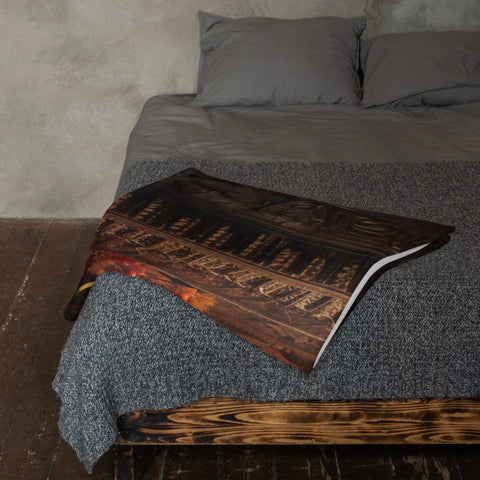 About my Brain Institute Blankets Coatlicue Goddess Throw Blanket