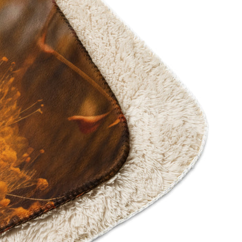 About my Brain Institute Blankets Coyote Spirit Animal Sherpa blanket