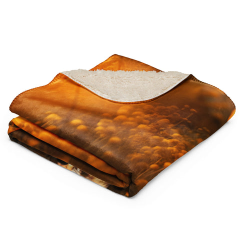 About my Brain Institute Blankets Coyote Spirit Animal Sherpa blanket
