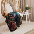 About my Brain Institute Blankets Crab Spirit Animal Sherpa Blanket