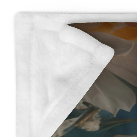 About my Brain Institute Blankets Dewi Danu Goddess Throw Blanket